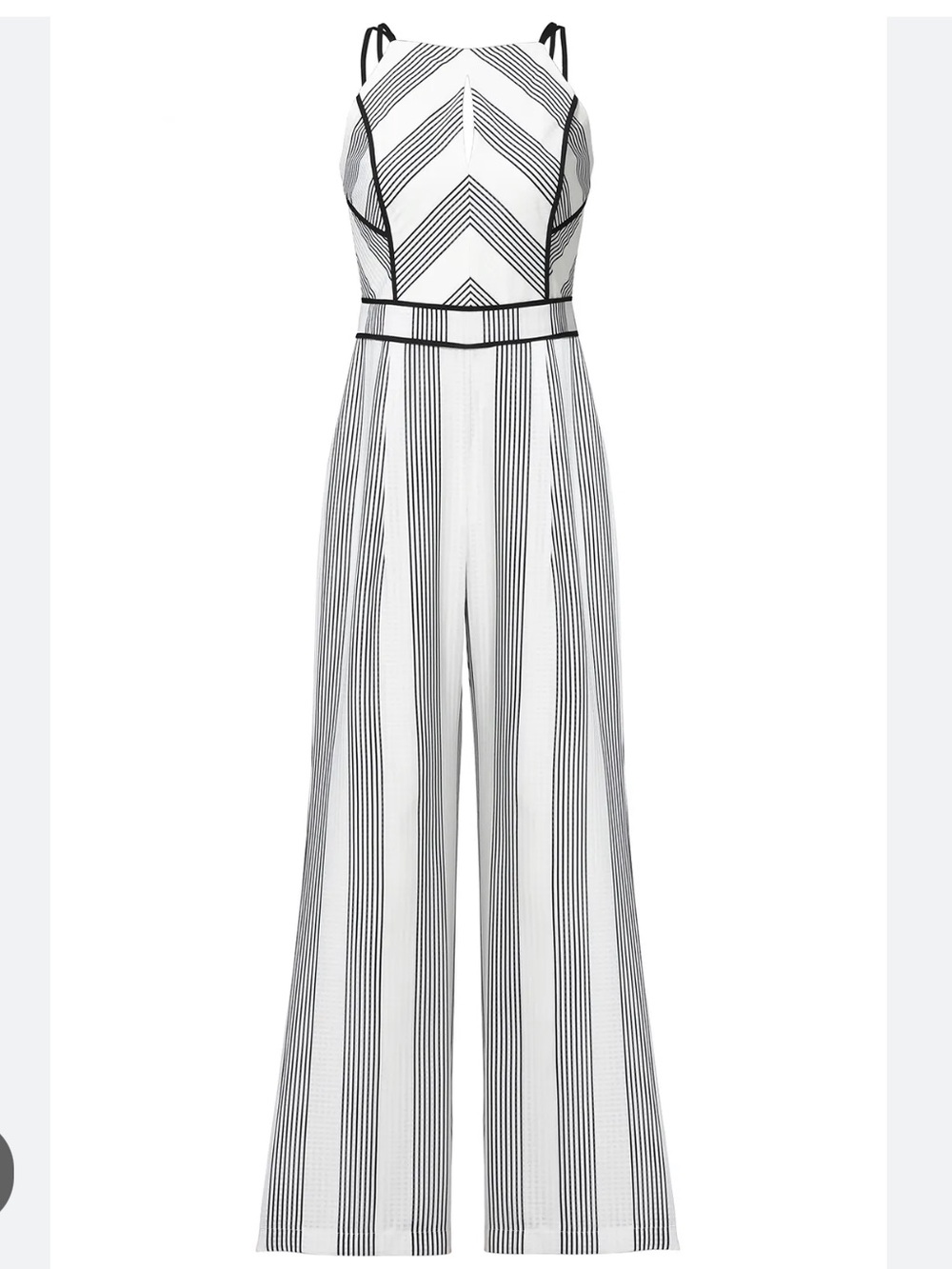 Adelyn Rae Vidette Striped Jumpsuit Sz Small